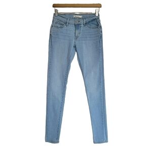 Levi's 710 Super Skinny Jeans Light Wash Size 27